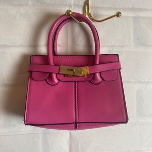 Mini hot pink purse